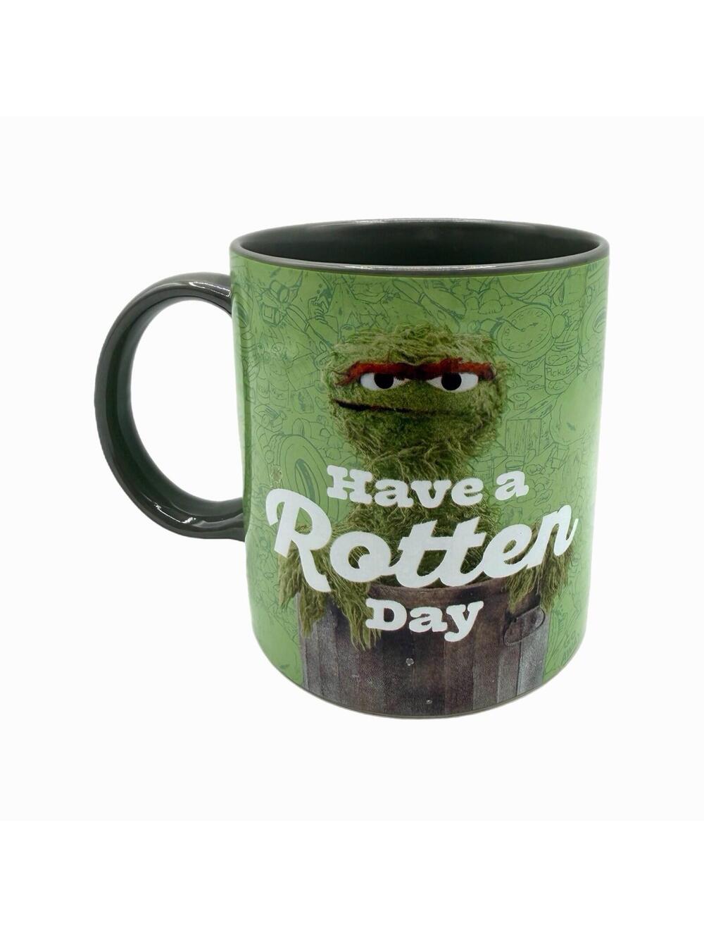 Sesame Street Oscar the Grouch “Have a Rotten Day” Jumbo Coffee Mug